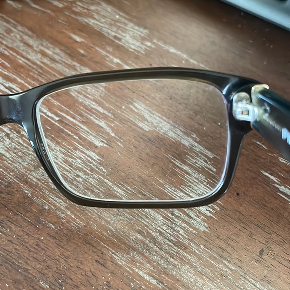 Prada VPR 16M OAQ-101 Wood eyeglasses with black logo case. - Picture 14 of 16